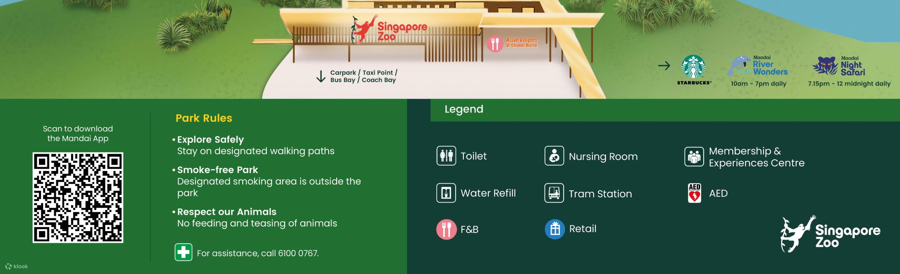 Singapore Zoo Ticket With Tram Ride